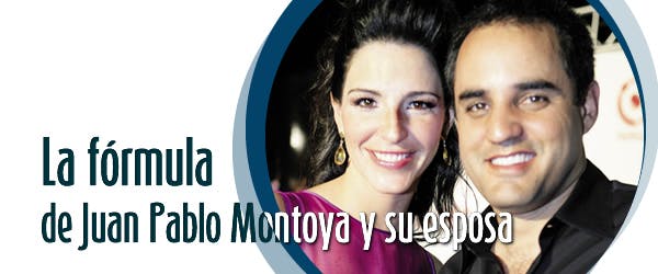 La fórmula de Juan Pablo Montoya y su esposa