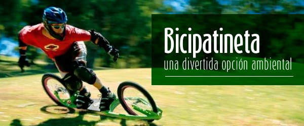 La ‘bicipatineta’: una divertida opción ambiental